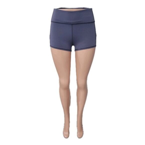 Lululemon‎ In Movement Short Everlux 2.5 Women's Size 8 Moonwalk Running - Picture 1 of 10
